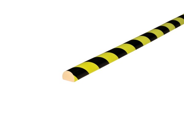 Knuffi® Flächenschutz Typ C, selbstklebend, neon/schwarz, 1 m