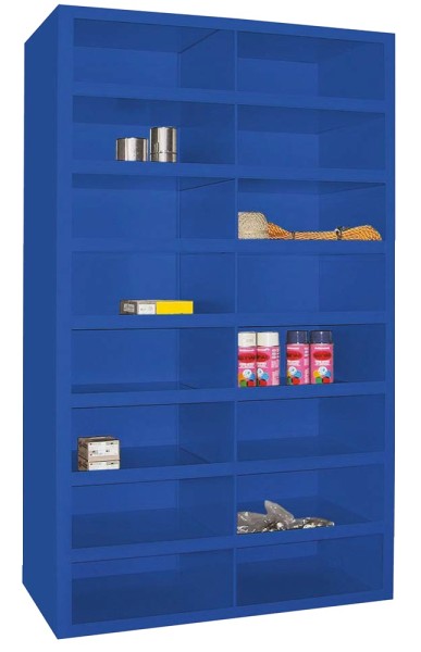 Pavoy Fächerregal ohne Türen 1000 x 500 x 1800 mm