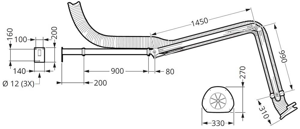 fumex-absaugarm-pr-4000-abmessung-adesatos