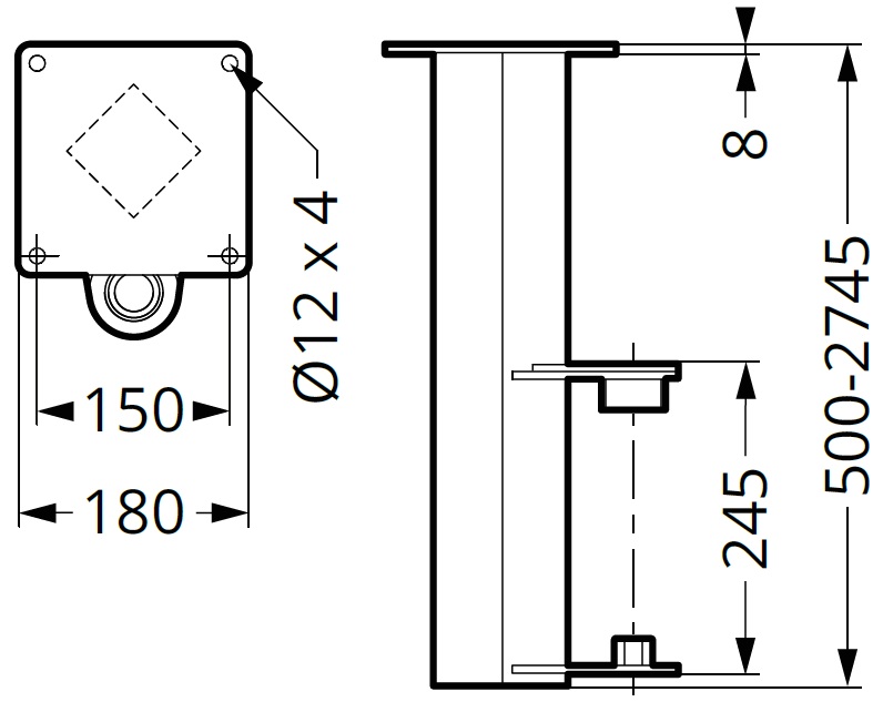 fumex-deckenhalterung-ptz-abmessung-adesatos