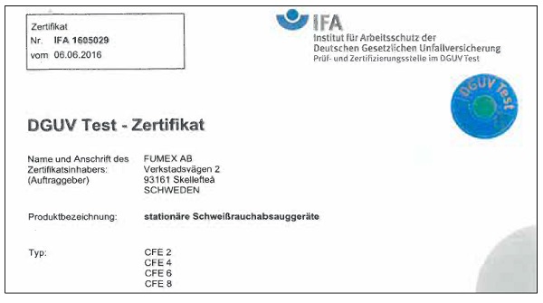fumex-dguv-test-zertifikat