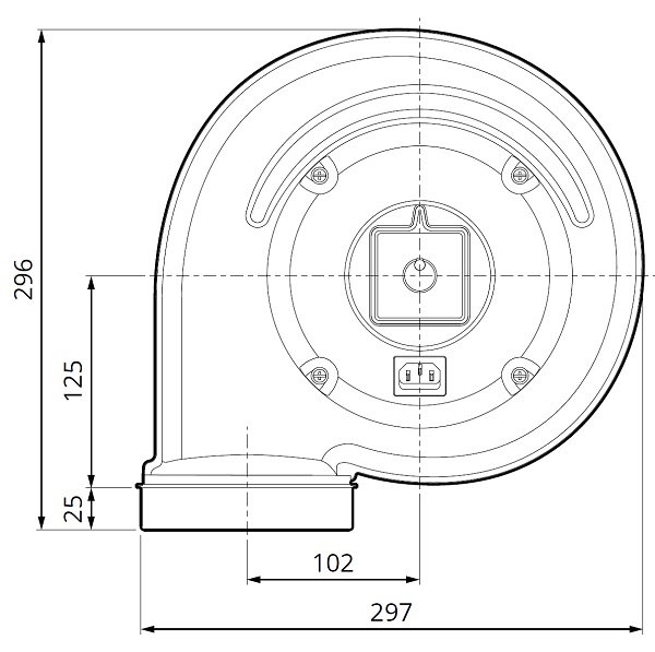 fumex-ventilator-ff-100-abmessung